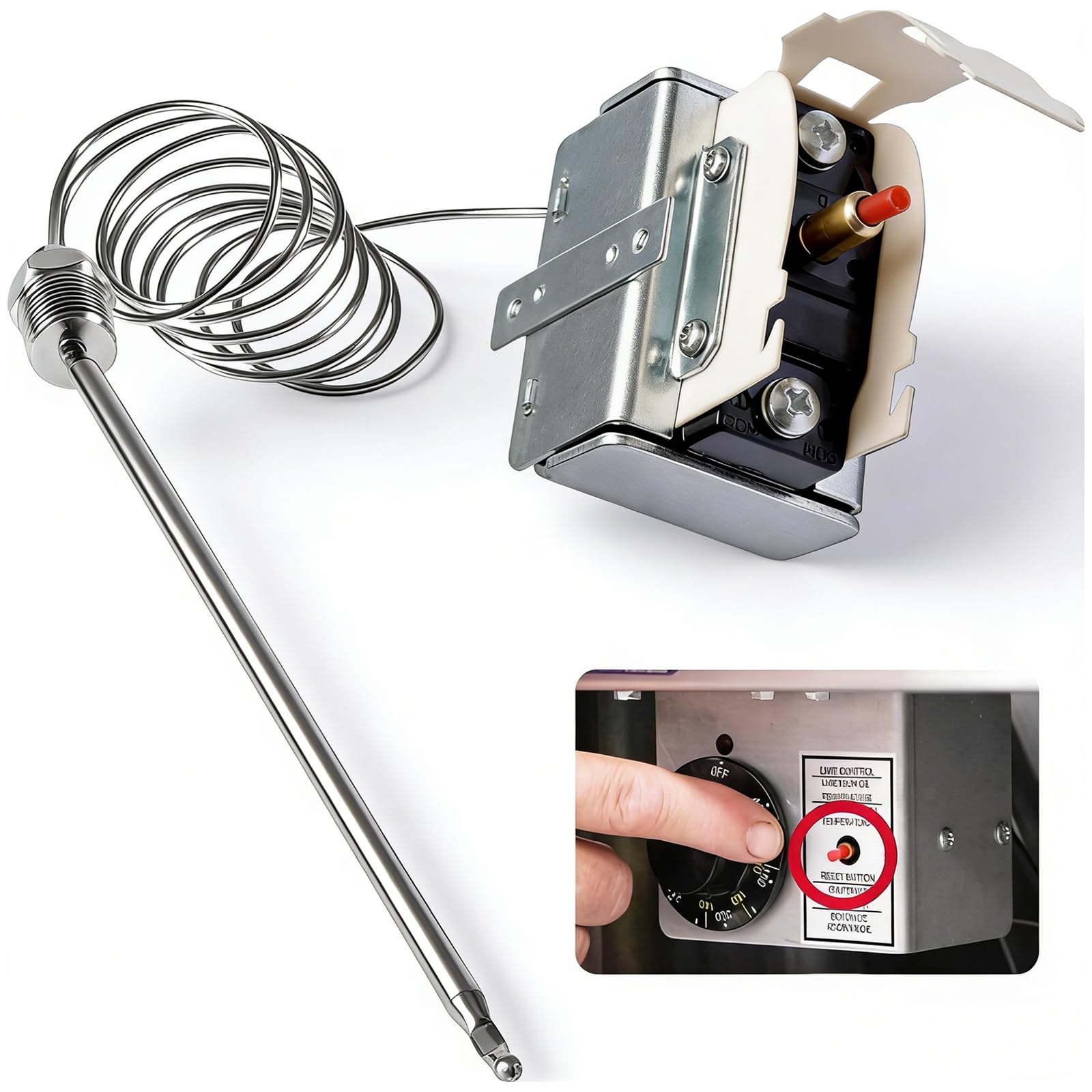 Amazon.com: MCAMPAS PP10084 High Limit Switch Thermostat for Pitco